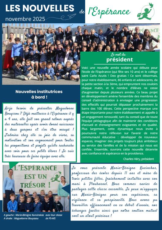 Gazette du premier semestre